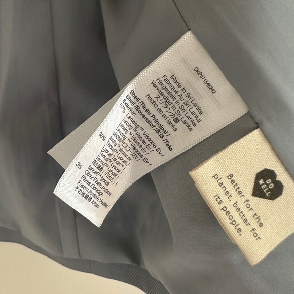 NWT Madewell Larsen Blazer in Drapeweave “Overcast” in size S - Picture 4 of 16